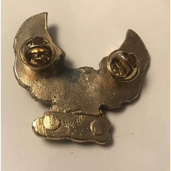 Vintage Yamaha Eagle Pin Badge Red Enamel 2" - Picture 3 of 6